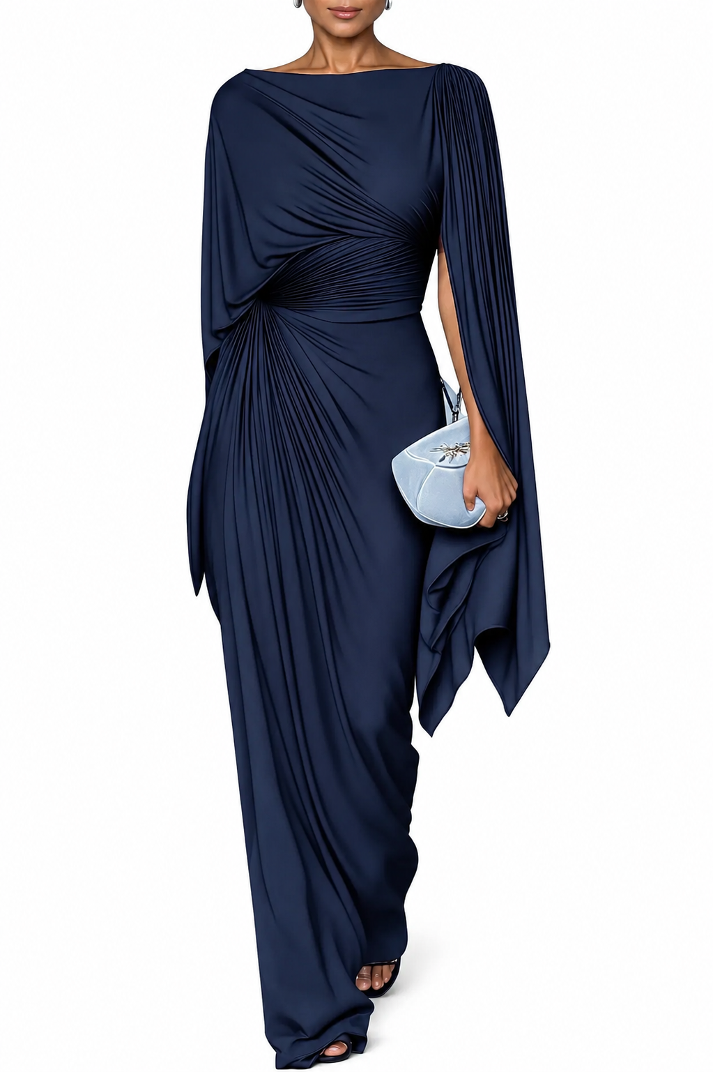 Noirel | Vestido largo con pliegues