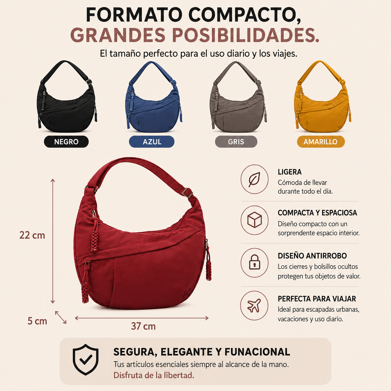 Mía | Bolso de hombro