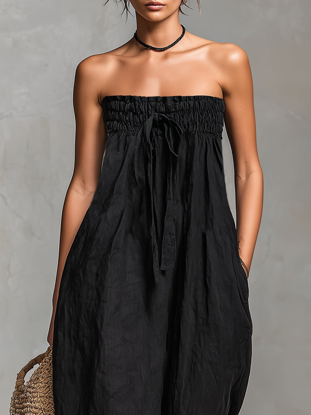 Marina | Mono elegante sin tirantes