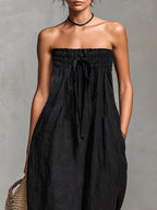 Marina | Mono elegante sin tirantes