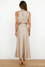 Noirel | Vestido elegante con drapeados