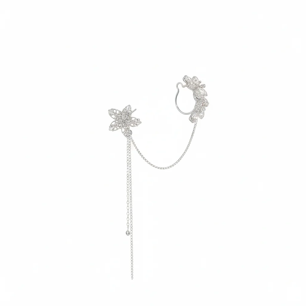 Eterna | Pendientes Ear Cuff Doble ala