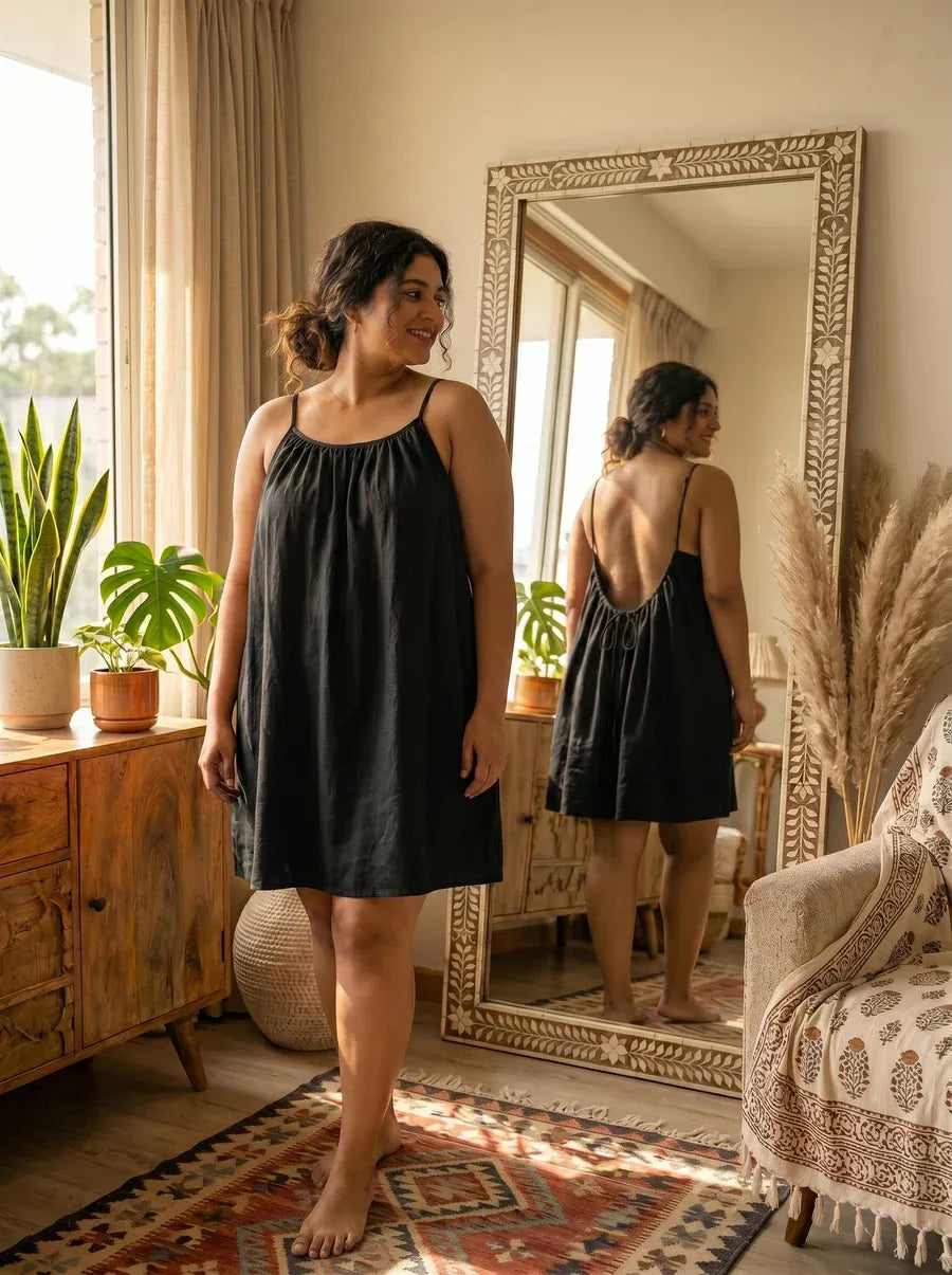 Noirel | Vestido ajustable con espalda descubierta