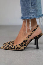 Lunéa | Zapatos de tacón con estampado de leopardo