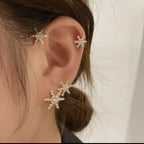 Eterna | Pendientes Ear Cuff Florales