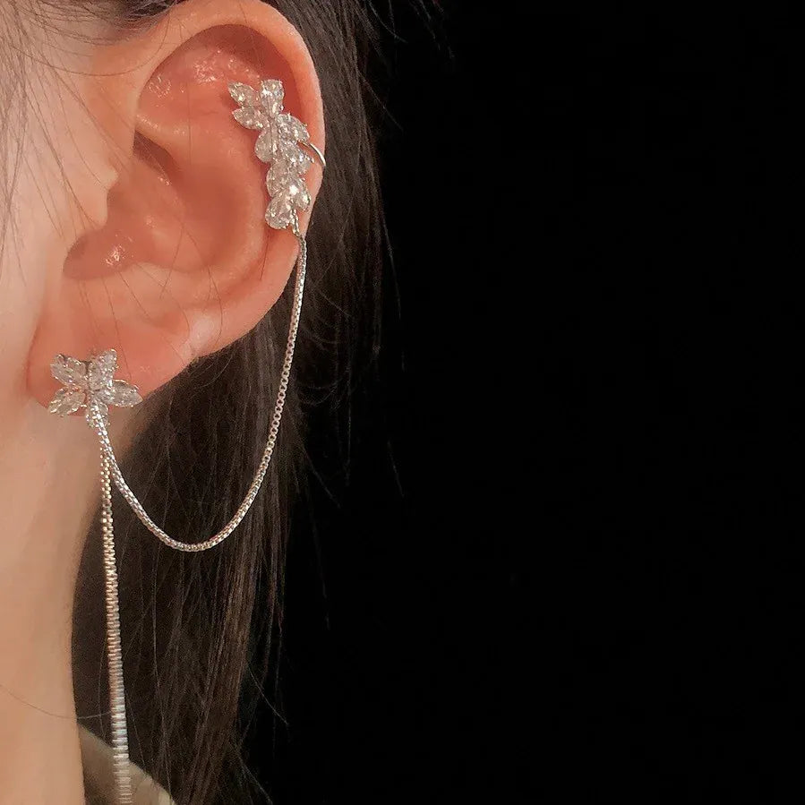 Eterna | Pendientes Ear Cuff Doble ala