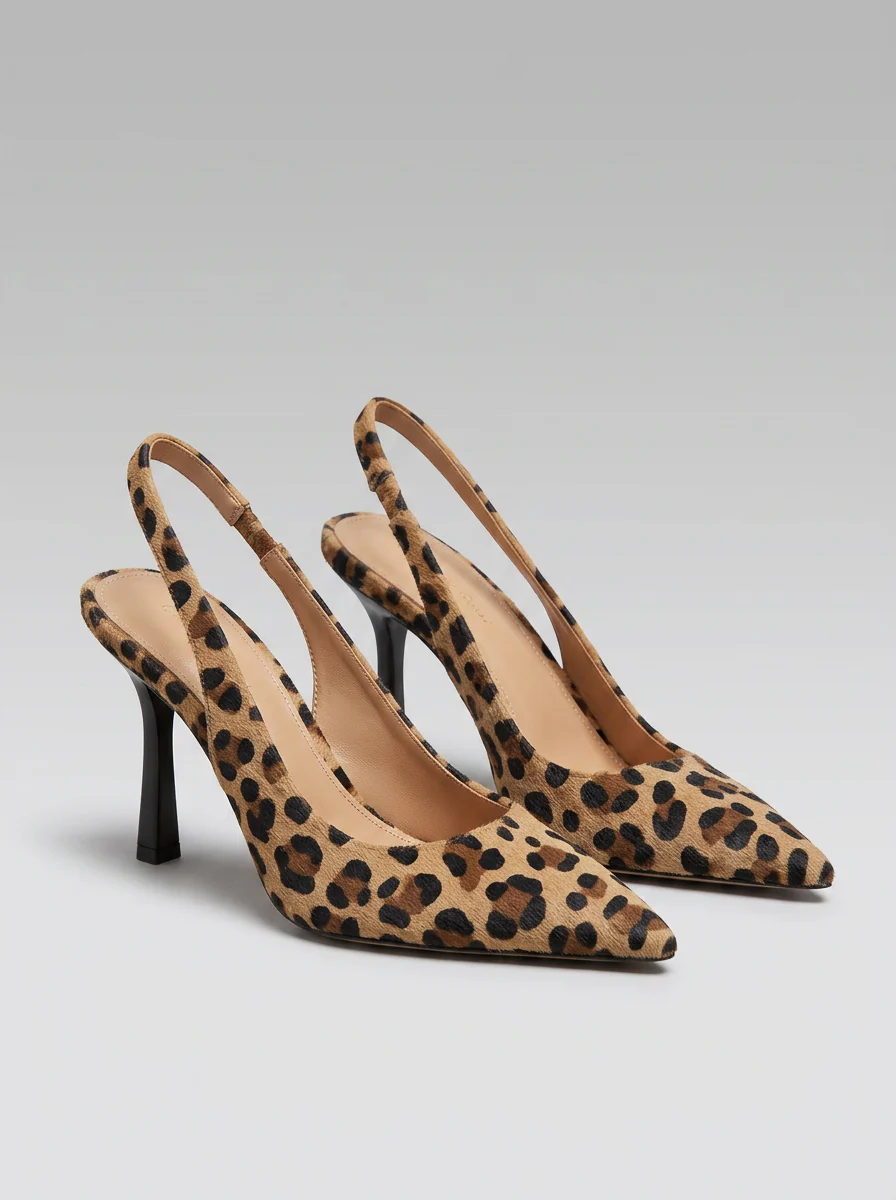 Lunéa | Zapatos de tacón con estampado de leopardo