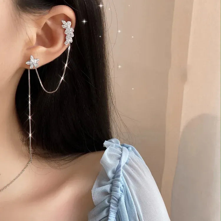 Eterna | Pendientes Ear Cuff Doble ala