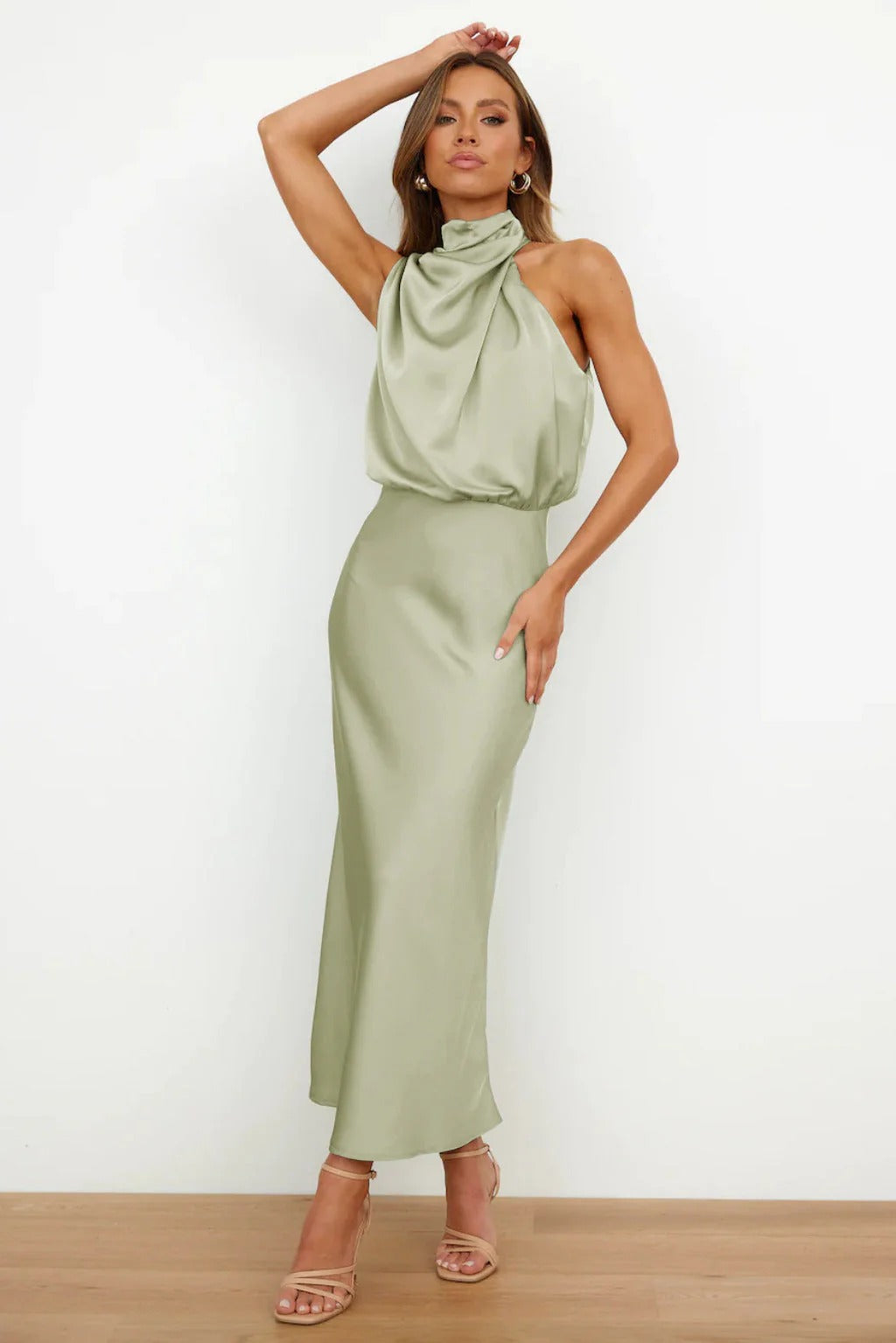 Noirel | Vestido elegante con drapeados